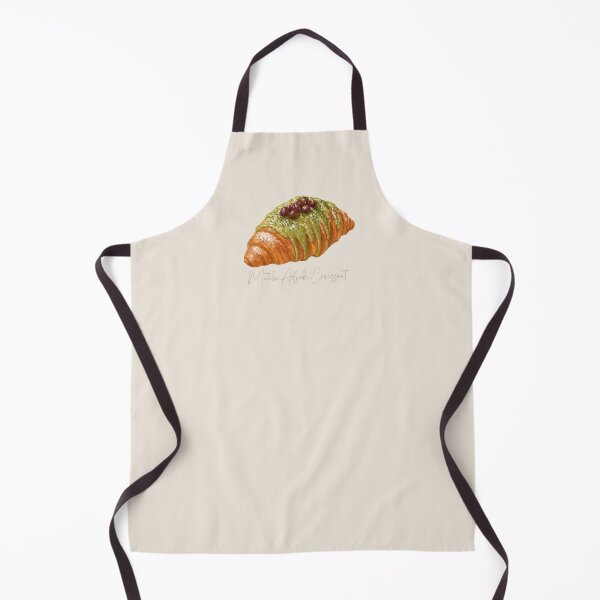 Item preview, French Bakery Pastries | Matcha Adzuki Croissant Art designed and sold by simplepaperplan.