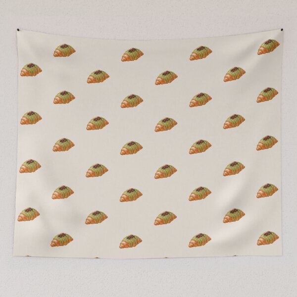 Item preview, French Bakery Pastries | Matcha Adzuki Croissant Art designed and sold by simplepaperplan.