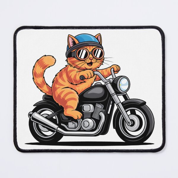 Item preview, Cat motorcycle designed and sold by Conrad-Geordz.