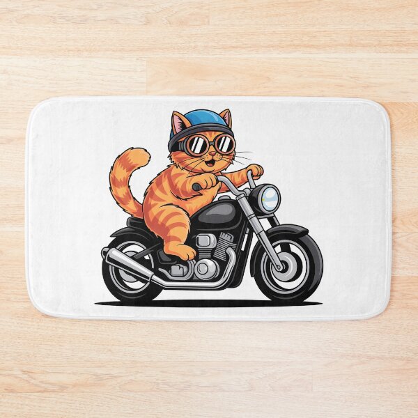 Item preview, Cat motorcycle designed and sold by Conrad-Geordz.