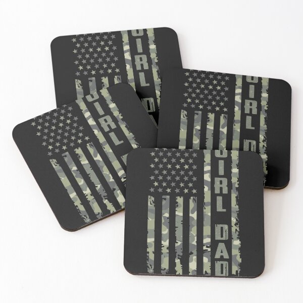 Item preview, Girl Dad american Flag Camo Veteran Style designed and sold by lisdgoncalves.