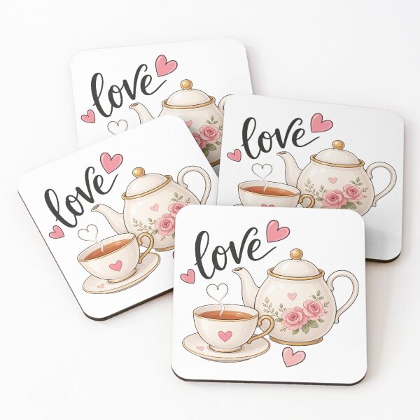 Item preview, Love and Tea - Cozy Teapot designed and sold by Myra365Art.