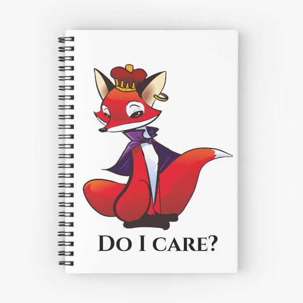 Item preview, Fox King Do I care? designed and sold by Konopikyu.