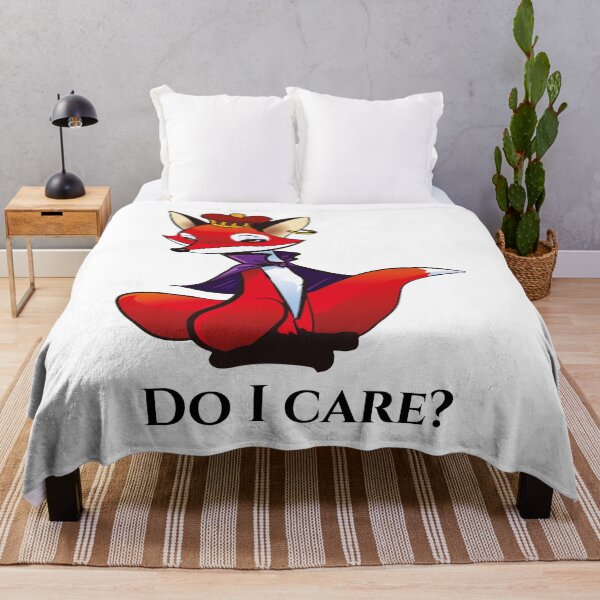 Item preview, Fox King Do I care? designed and sold by Konopikyu.