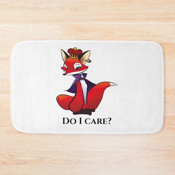 Item preview, Fox King Do I care? designed and sold by Konopikyu.