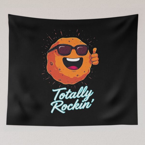 Item preview, Totally Rockin' Asteroid Funny Space Pun Design designed and sold by PixelQ.