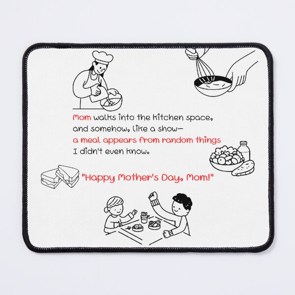 Item preview, Fun Mom Greeting Poetry Cards Bundle, Cute and Funny Mother Art Prints, Gift for Mom, The Kitchen Queen designed and sold by BlareBlare.