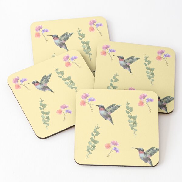 Item preview, Hummingbird on Yellow designed and sold by AccessoriesareNecessities.
