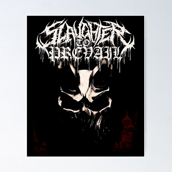 Slaughter to Prevail サイン入りポスター　デスコア　1点のみ Slaughter to Prevail Decal for Cars, Trucks, Laptops, Deathcore