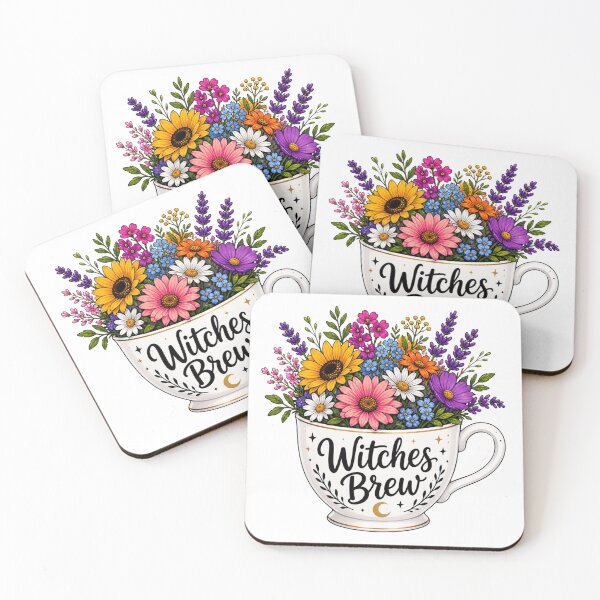 Item preview, Witches Brew Floral Tea Cup designed and sold by Myra365Art.