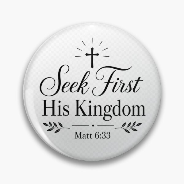 Item preview, Seek First the Kingdom of God | Bible Verse | Promises designed and sold by Auboy.
