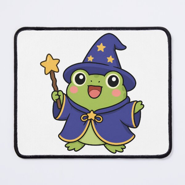 Item preview, Kawaii Magic Frog – Cute Little Fantasy Wizard designed and sold by Anteverse.