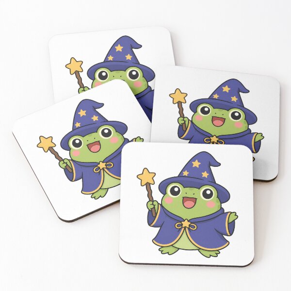 Item preview, Kawaii Magic Frog – Cute Little Fantasy Wizard designed and sold by Anteverse.