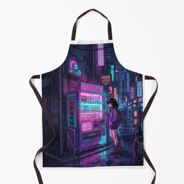 Item preview, Lofi / Cyberpunk 90s anime style illustration designed and sold by SubhAksara.
