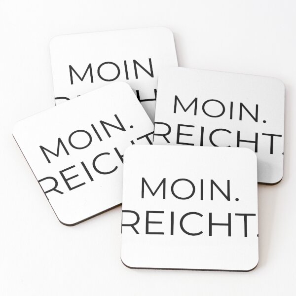 Item preview, Moin. is enough. – minimalist german quote designed and sold by EmmaEddyStore.