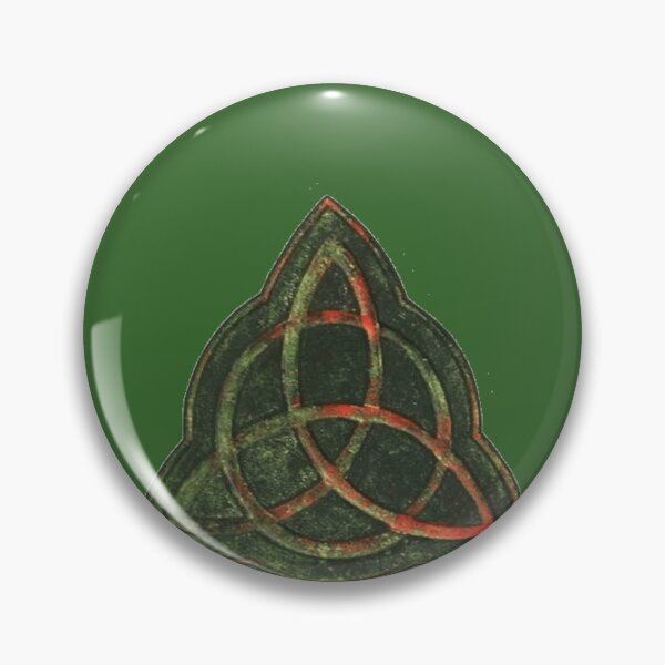 Item preview, Charmed TV series  green triquetra  designed and sold by Wicca and mythical creatures .