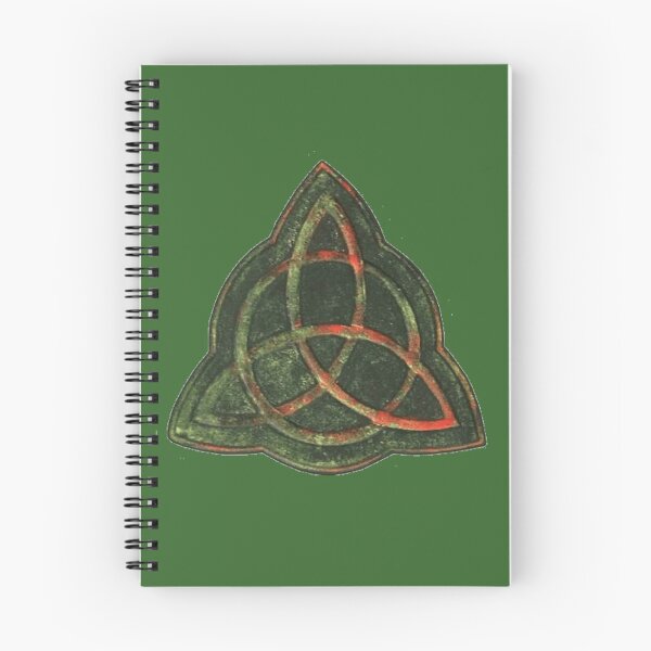 Item preview, Charmed TV series  green triquetra  designed and sold by Wicca and mythical creatures .
