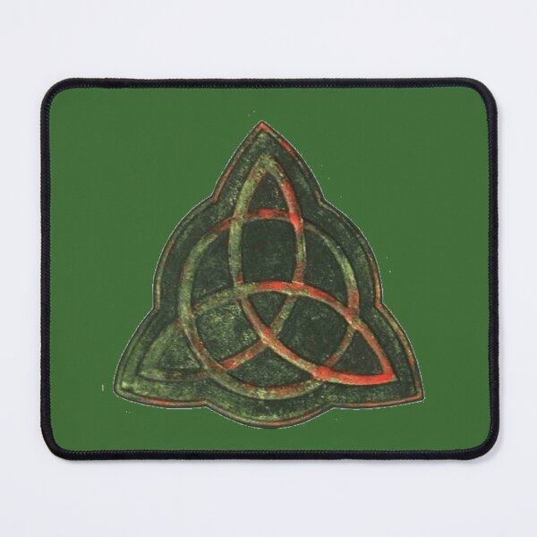 Item preview, Charmed TV series green triquetra designed and sold by Wicca and mythical creatures .