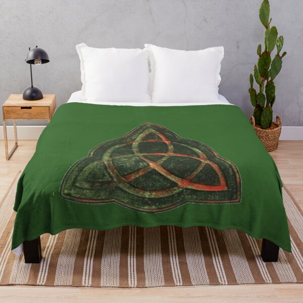 Item preview, Charmed TV series  green triquetra  designed and sold by Wicca and mythical creatures .