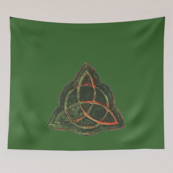 Item preview, Charmed TV series  green triquetra  designed and sold by Wicca and mythical creatures .