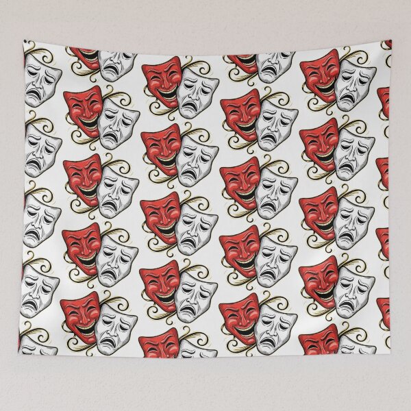 Item preview, Classic Comedy and Tragedy Masks designed and sold by AnnArtshock.