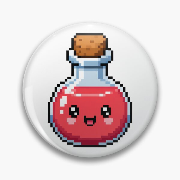 Item preview, Kawaii Pixel Art Red Potion – Cute Little Magic Elixir designed and sold by Anteverse.