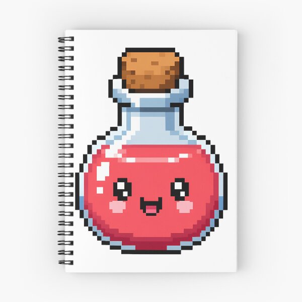 Item preview, Kawaii Pixel Art Red Potion – Cute Little Magic Elixir designed and sold by Anteverse.