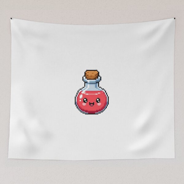 Item preview, Kawaii Pixel Art Red Potion – Cute Little Magic Elixir designed and sold by Anteverse.