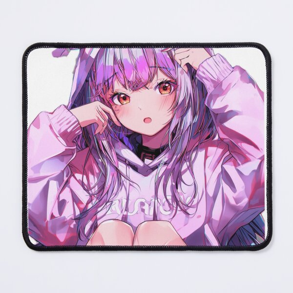Item preview, Cute Anime Girl Hoodie Cat Ears – Kawaii Pastel Aesthetic designed and sold by AnimDream .