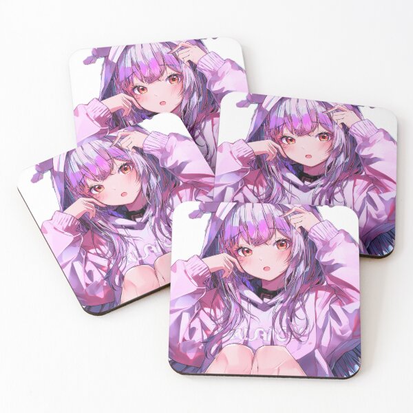 Item preview, Cute Anime Girl Hoodie Cat Ears – Kawaii Pastel Aesthetic designed and sold by AnimDream .
