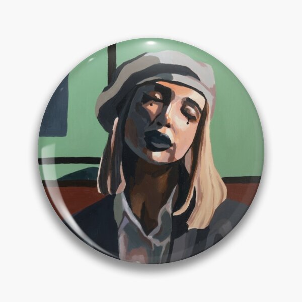 Item preview, Melancholy portrait of a woman in a beret designed and sold by pencilIDK.