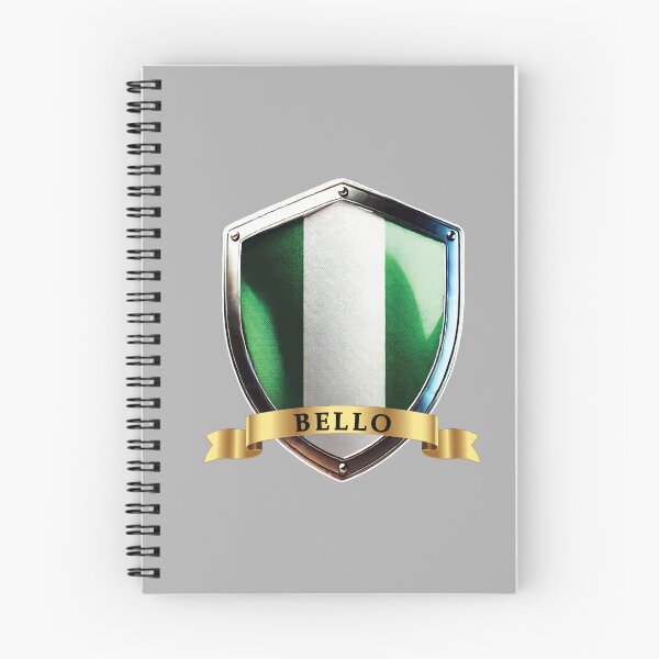 Item preview, Bello Nigeria Name & Heritage Shield designed and sold by Highlandkings.