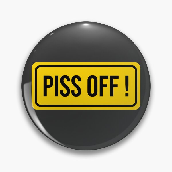 Item preview, Copy of Piss off(yellow) designed and sold by sptsang.
