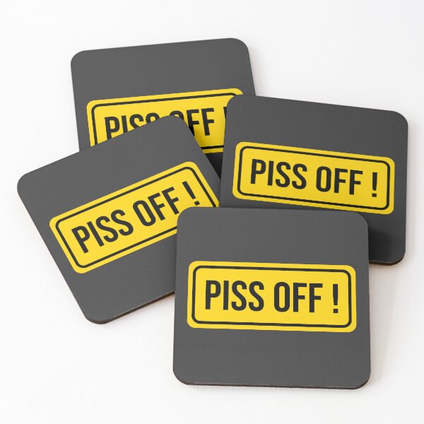 Item preview, Copy of Piss off(yellow) designed and sold by sptsang.
