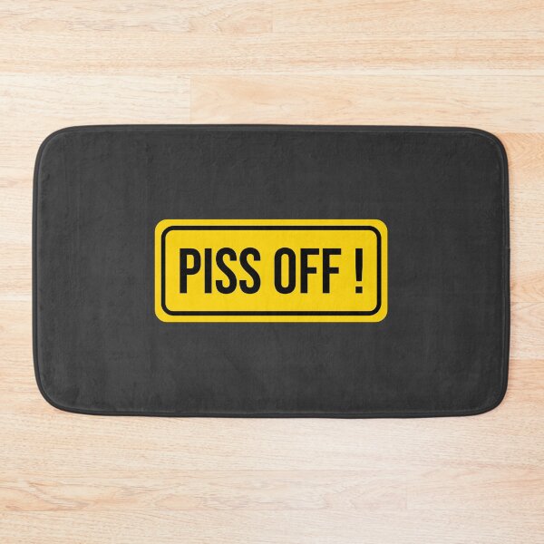 Item preview, Copy of Piss off(yellow) designed and sold by sptsang.
