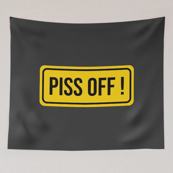 Item preview, Copy of Piss off(yellow) designed and sold by sptsang.