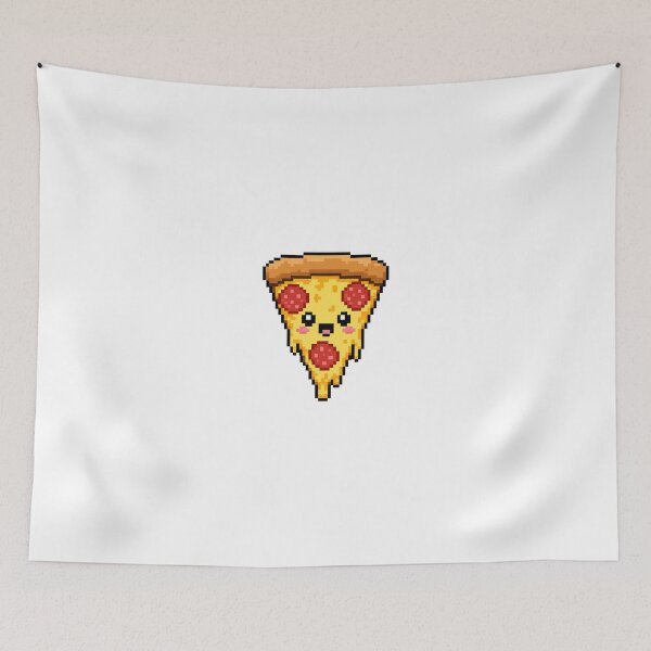Item preview, Kawaii Pixel Art Pizza – A Very Cute Little Slice designed and sold by Anteverse.