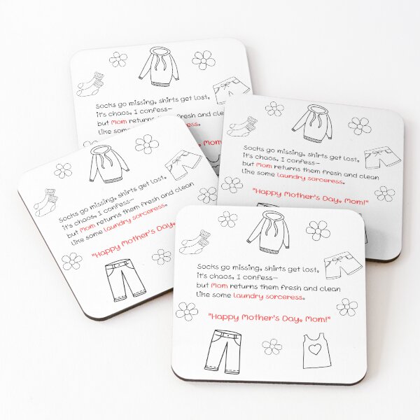 Item preview, Funny Mom Poetry Prints, Humorous Mother Card Collection, Cute Gift Idea, The Laundry Wizard designed and sold by BlareBlare.