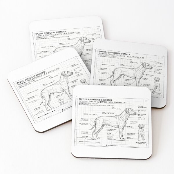Item preview, Rhodesian Ridgeback Blueprint – Anatomy & Standard designed and sold by Pfotenfaden.