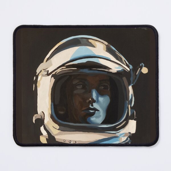 Item preview, Portrait of a blue astronaut designed and sold by pencilIDK.