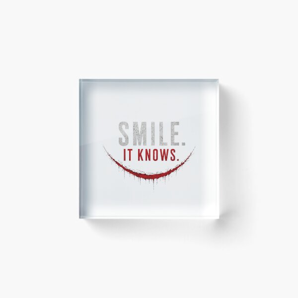 Item preview, Smile It Knows – Dark Horror Aesthetic Creepy Quote designed and sold by the-dovlat.