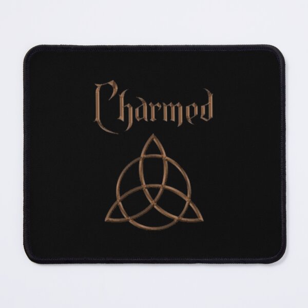Item preview, Charmed TV series bronze triquetra on black designed and sold by Wicca and mythical creatures .
