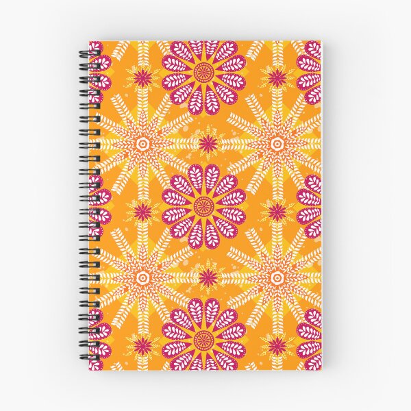 Item preview, tequila sunrise pink and orange boho pattern designed and sold by findlost.
