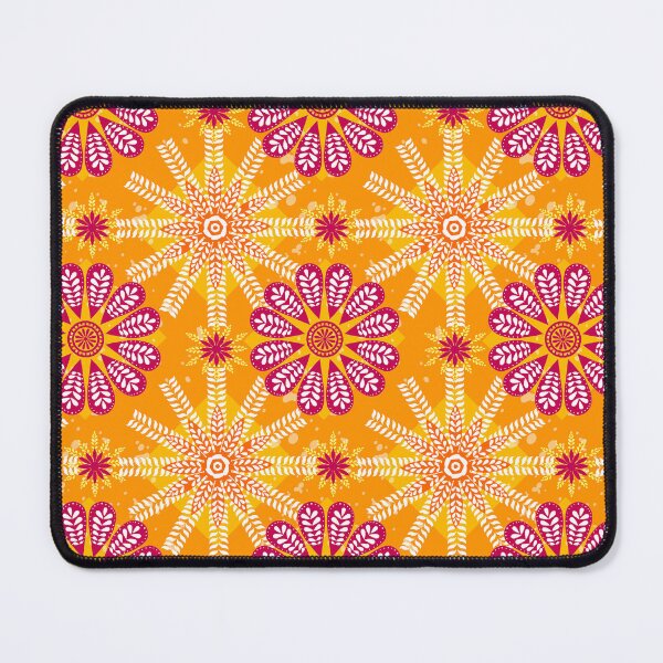 Item preview, tequila sunrise pink and orange boho pattern designed and sold by findlost.