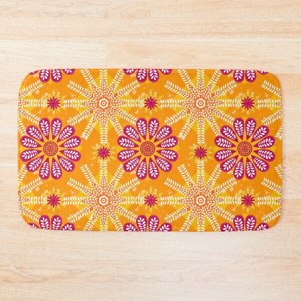 Item preview, tequila sunrise pink and orange boho pattern designed and sold by findlost.
