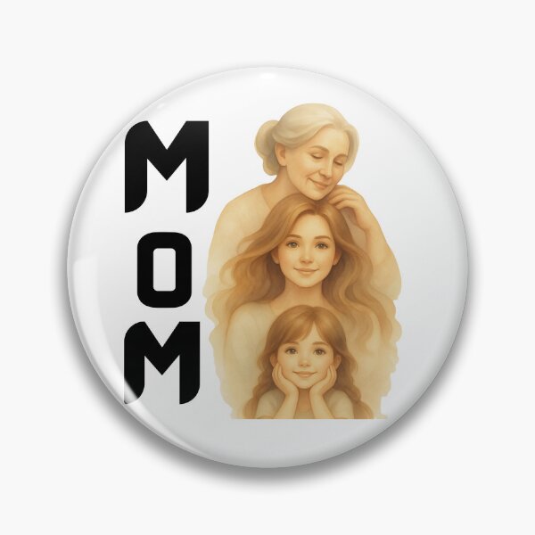 Item preview, MOM - Three Generations of Love | Watercolor Art designed and sold by Dew  Drop wear.