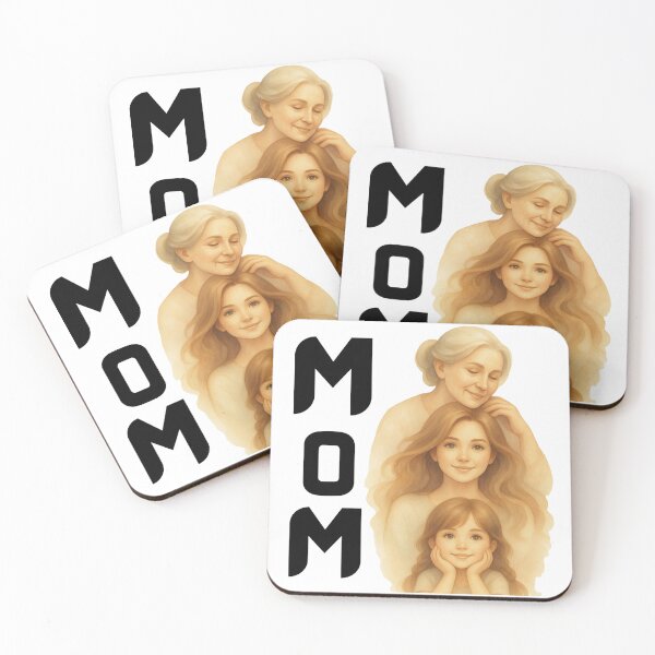 Item preview, MOM - Three Generations of Love | Watercolor Art designed and sold by Dew  Drop wear.