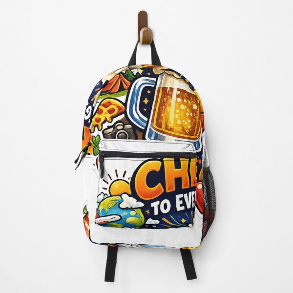 Item preview, Cheers To Everything Funny Celebration Design – Beer Toast Party Lifestyle Illustration designed and sold by GarnerSupplyCo.