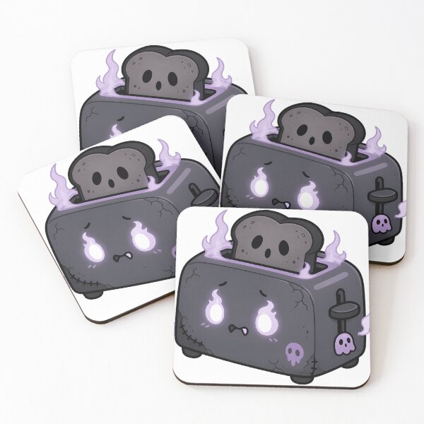 Item preview, Kawaii Haunted Toaster – Cute Little Kitchen Ghost designed and sold by Anteverse.