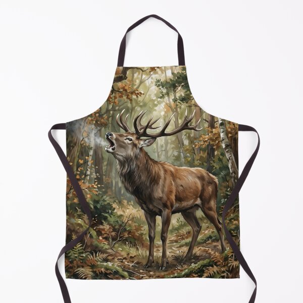 Item preview, Red Deer Stag - Autumn Forest Wildlife designed and sold by RubisLeaf.